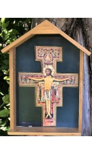 San Damiano Cross Framed - 14" x 19"